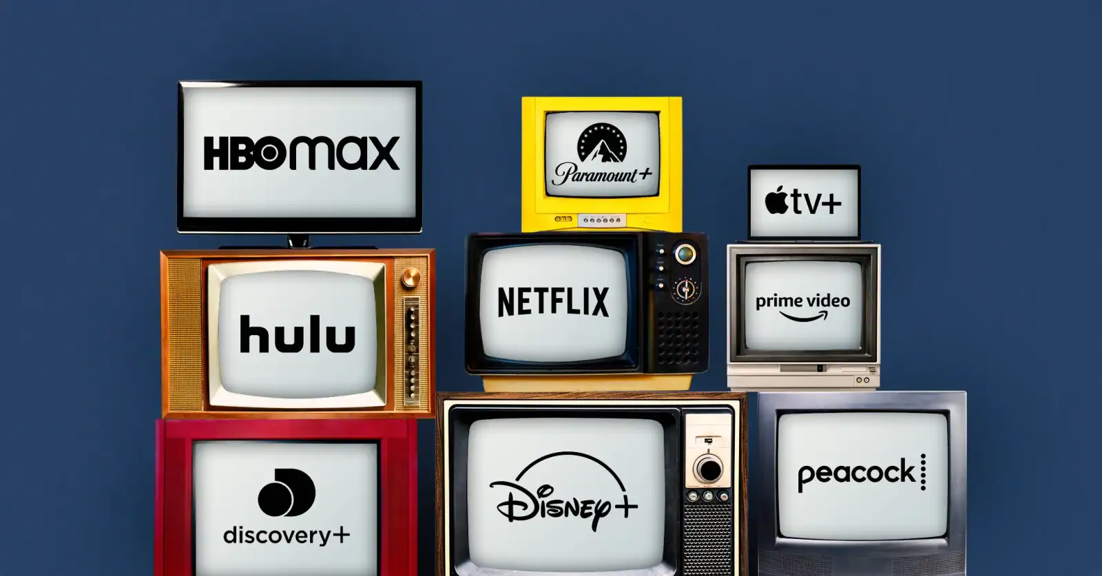 multiple streaming apps on tv netflix disney prime apple hulu