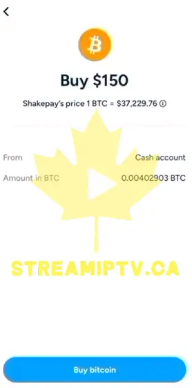 Confirm the Bitcoin Purchase