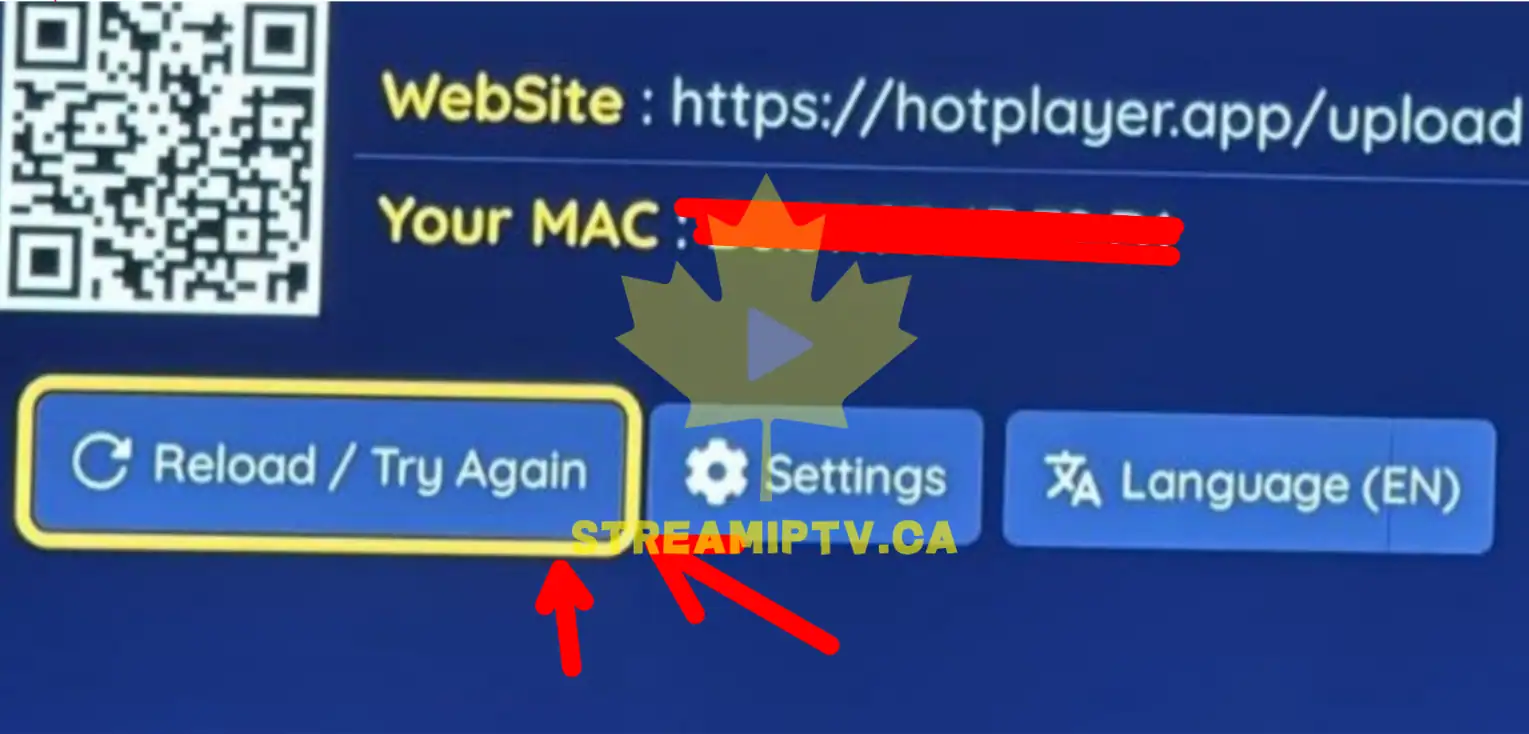 Click Reload on your FireStick device.