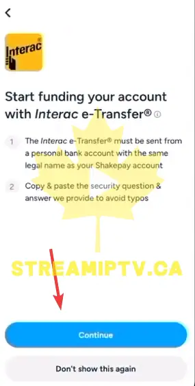 Continue to Funding Instructions