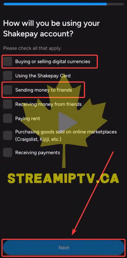 Choose How You Will Use Your Account