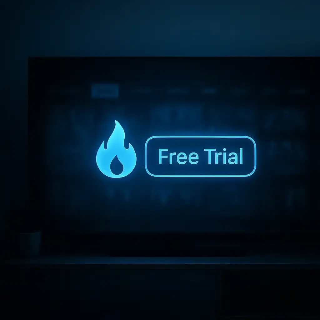 Free IPTV trial — fast setup on Smart TV, Android/Google TV, Apple TV 4K, Fire TV