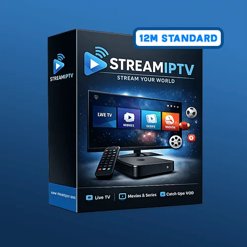 Standard IPTV — 12 Months (Blue Pack)