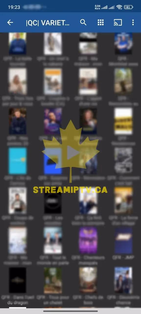 StreamIPTV trial — VOD movies on mobile