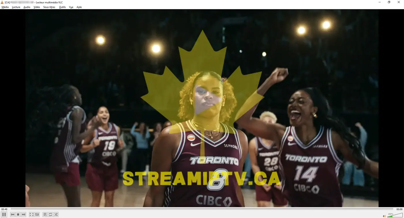 Lecteur web StreamIPTV dans un navigateur — liste de chaînes et diffusion en direct