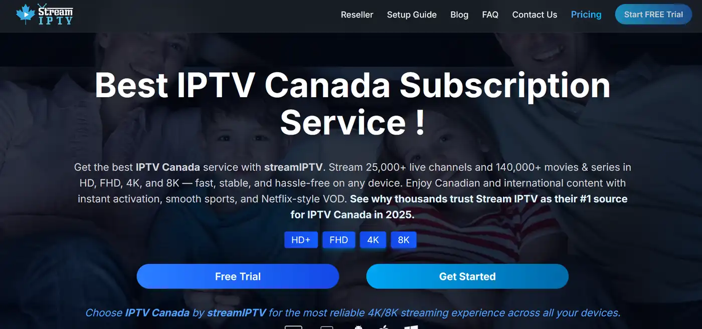 IPTV concept Canada smart TV