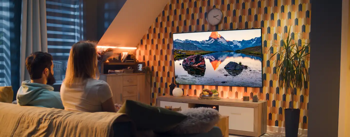 vancouver living room watching iptv