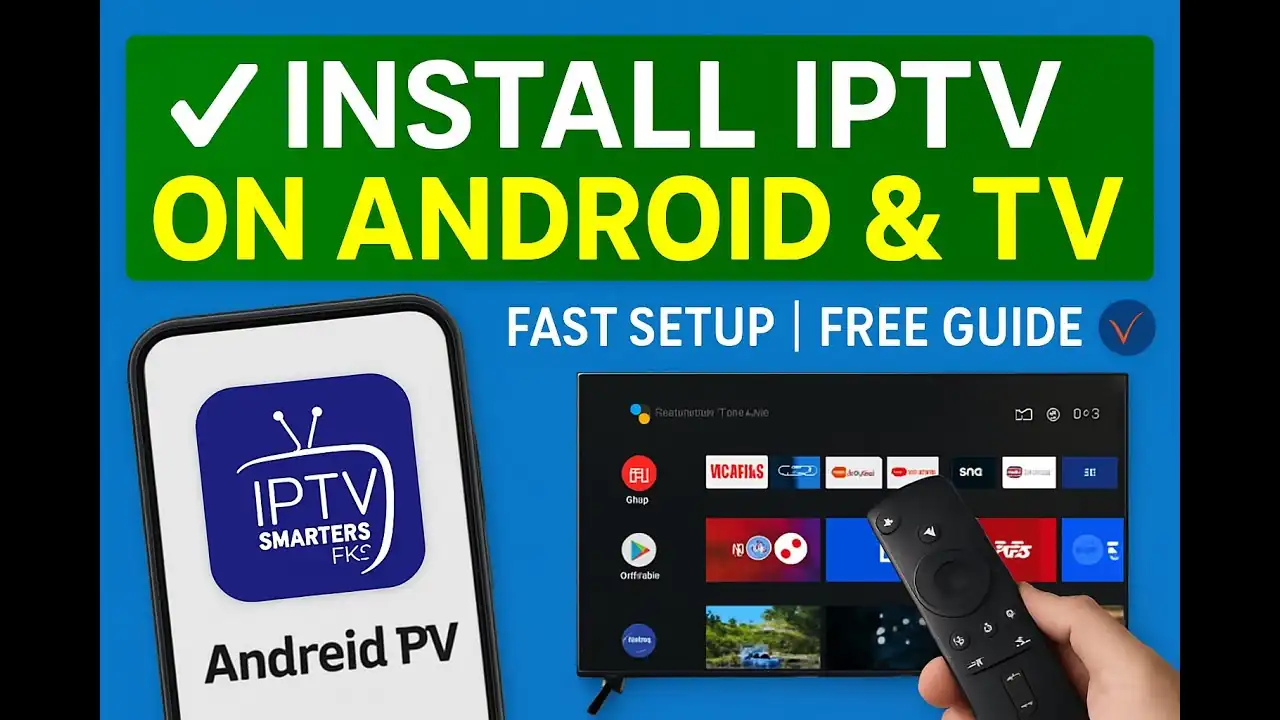 Android TV IPTV app setup