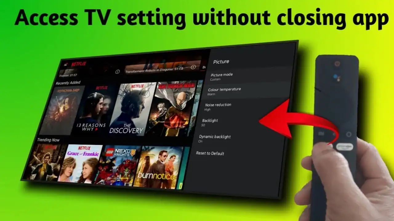 IPTV hidden settings menu screenshot
