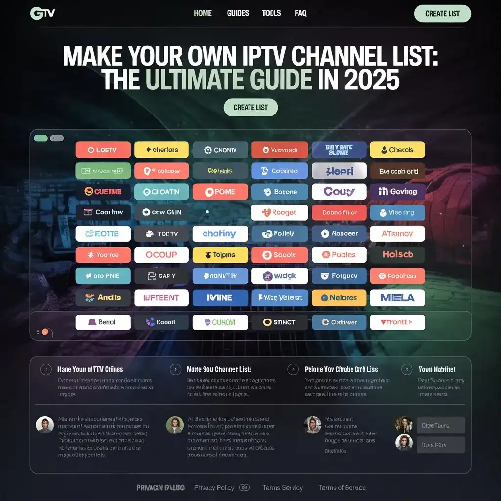 Smart IPTV custom channel logos upload tutorial